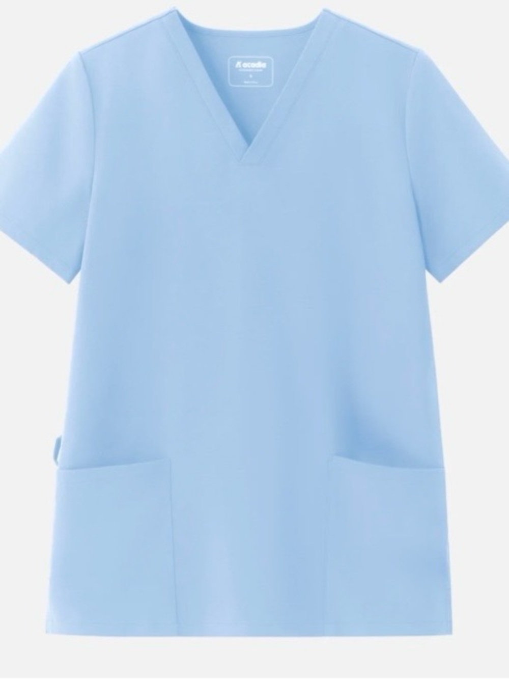 Acadia Medical Scrub Top includes utility bag that fits complete set of scrubs